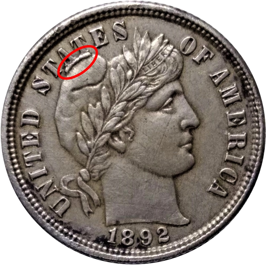1892-Barber-Liberty-Head-Dime-#2
